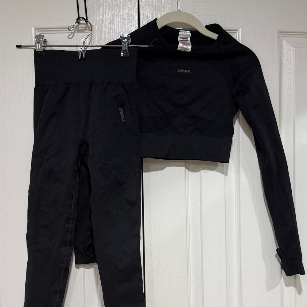 Gymshark Black Fitness Set